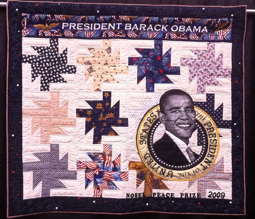 Obama's Star~ Quilt by Allyson Allen