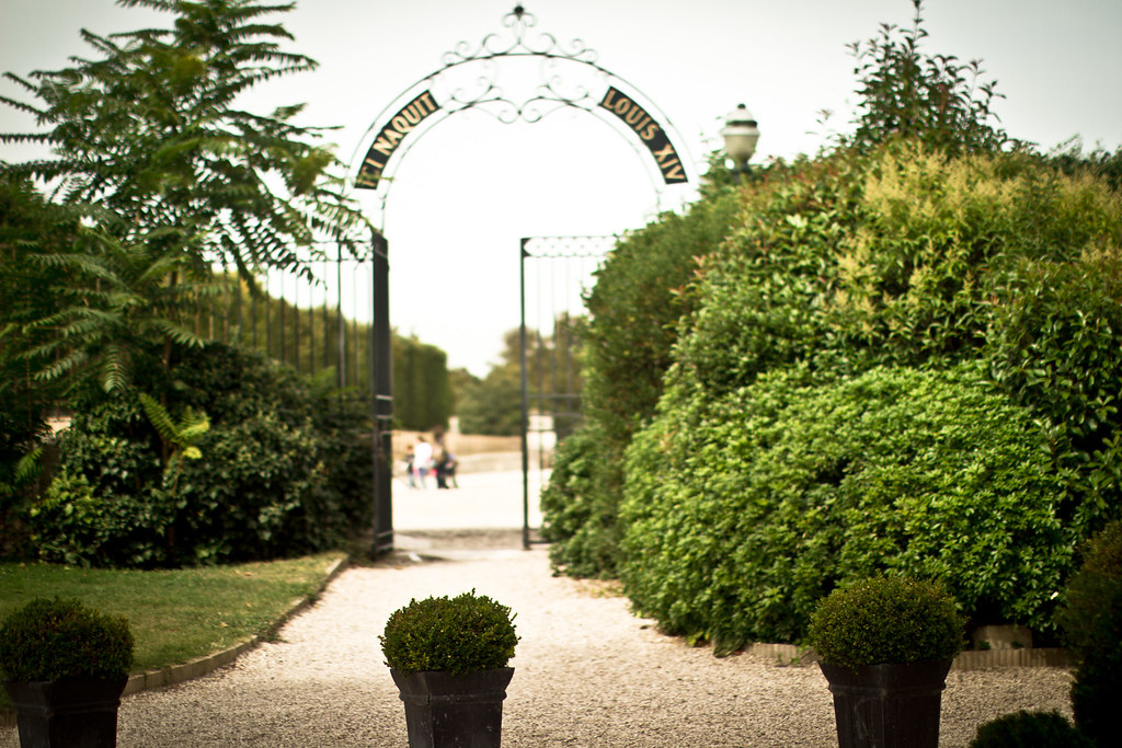 French garden in Saint-Germain-en-Laye, France 1
