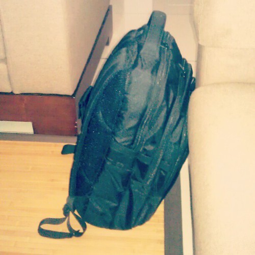 Balik konvo dengan satu backpack je.
