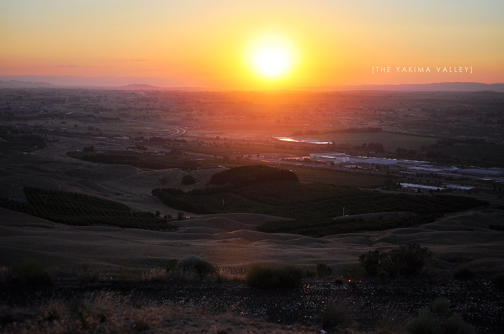 Summer Sunset Yakima Valley