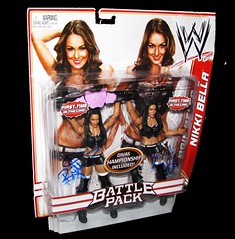 Autographed Mattel WWE Battle Pack Series Figures 