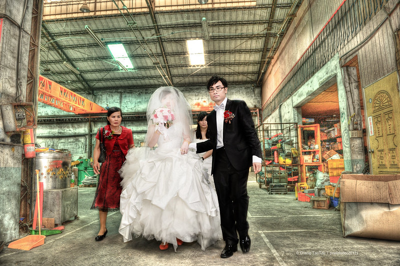 [wedding] in the factory