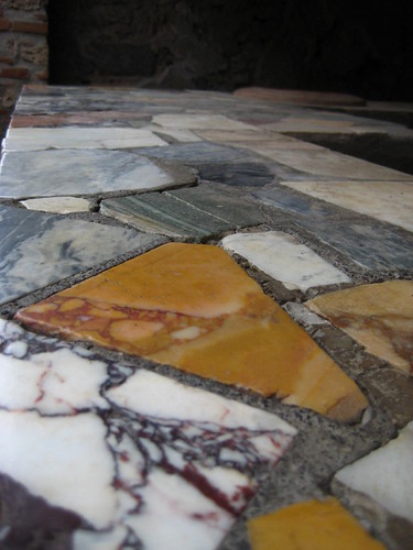 Mosaic tile counter top, Pompei