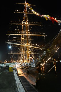 El buque-escuela “Cuauhtémoc” de la Marina Armada de México visita Panamá