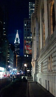 Chrysler Building from
NY Public Library