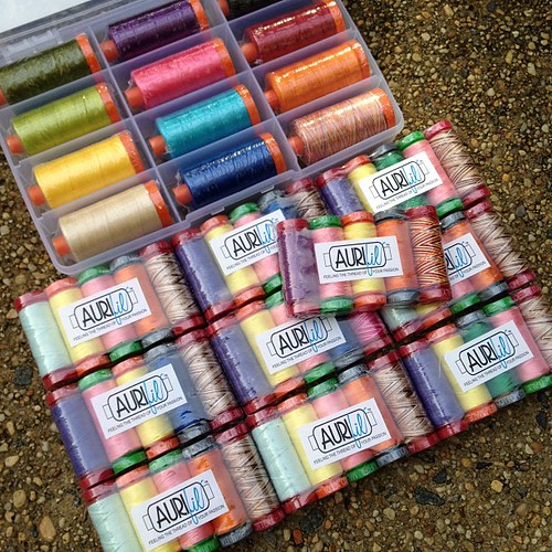 Thank you @aurifil !!! 3 people are going to be very happy. #100quilts4kids