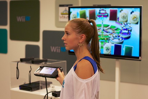 The wii U System with Controllers and GamePad