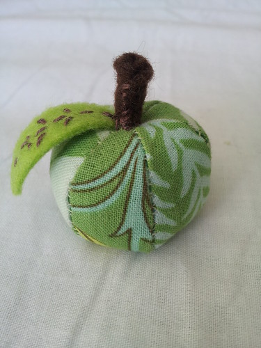 Mini apple pincushion