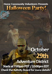 PlayStation Home: HCV Halloween Poster