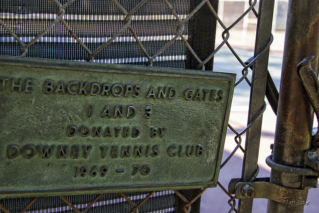 Furman Park tennis plaque