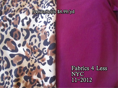 Fabrics 4 Less NYC 11-2012