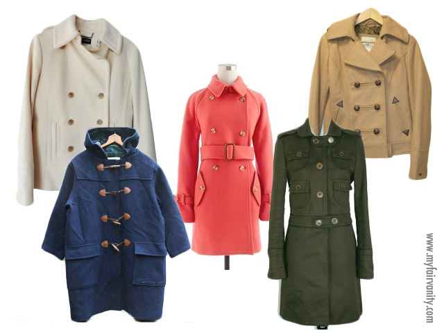 Hot coats for cold days, my fair vanity, style blog, ebay