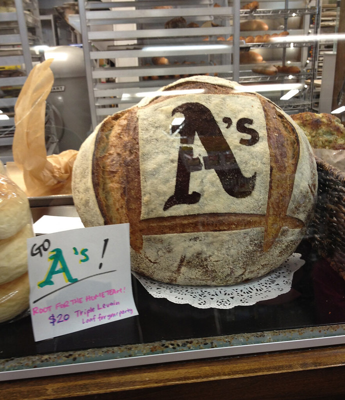 Oakland A's Triple Levain Loaf