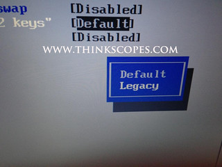 ThinkPad Edge Legacy Mode
