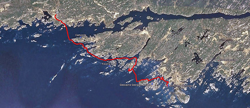 GEORGIAN BAY NEAR PHILIP
EDWARD ISLAND AND THE FOX ISLANDS, ONTARIO, CANADA.