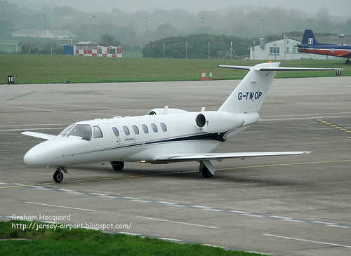 G-TWOP Cessna 525A CitationJet 2 by Jersey Airport Photography