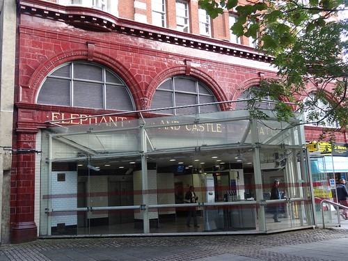 Elephant & Castle Bakerloo Exit a classic Leslie Green station