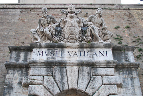 old entrance to Vatican
