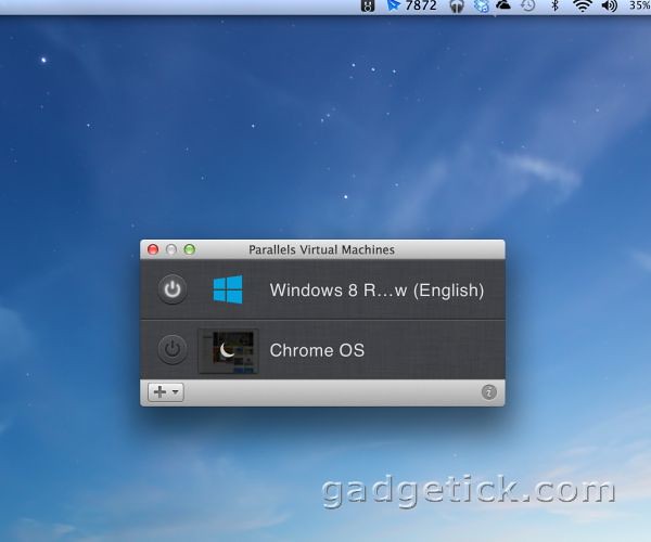 Parallels Desktop 8 для Mac