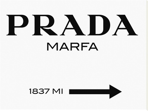 Buy Prada Marfa Painting