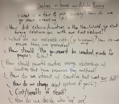 More Questions about the American Revolution