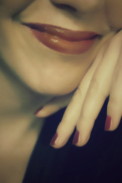 365 days / day 297 - Lipstick and nail polish