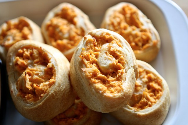 Chicken Wing Dip Croissant Roll Ups