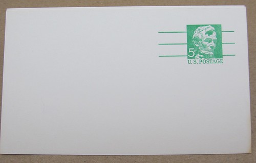 USPS Abraham Lincoln Postal Card