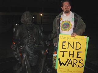 Ian Wilder w/ Frederick Douglass: End The Wars @ 2012 Hofstra Debate