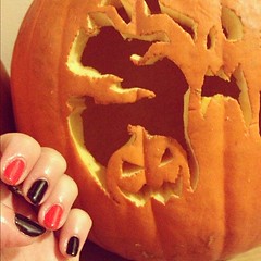 Halloween nails take two :) #nailsofinstagram