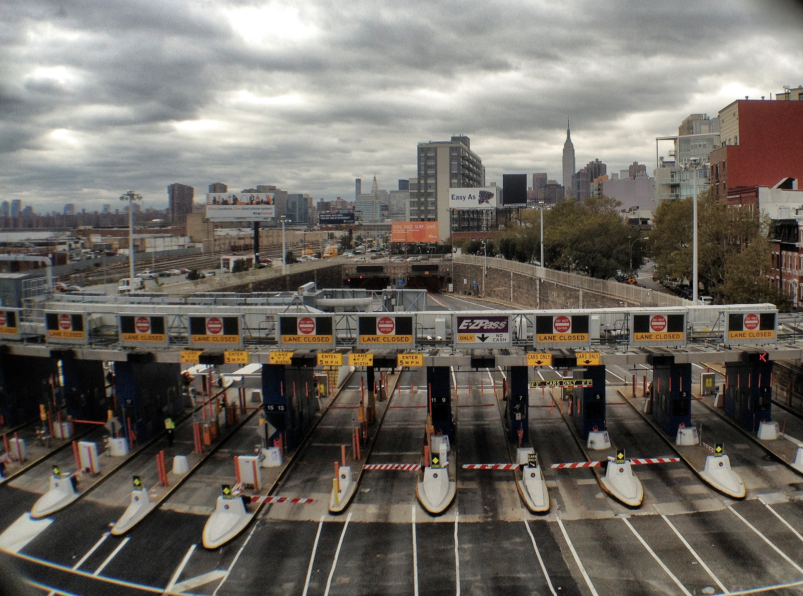 Midtown tunnel during Hurricane Sandy aftermath