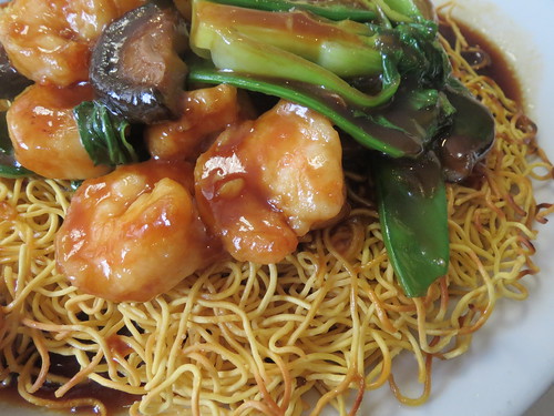 Crispy Noodles with Shrimp and Vegetables
