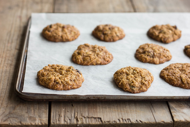 chewy cranberry, oat + coconut cookies {wheat-free}
