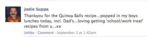 3 quinoa balls