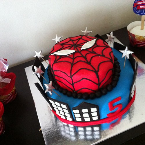 #spidermancake happy birthday Matteo!!!:) by l'atelier de ronitte