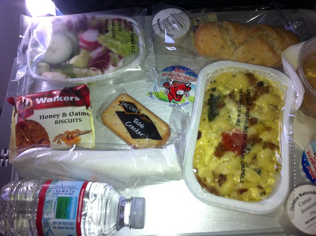 AA - LHR - LAX - Dinner and Snack