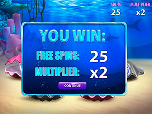 free Great Blue free spins feature