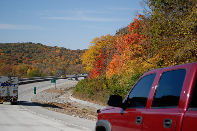 Fall Colors near Tyson Range on Interstate 44