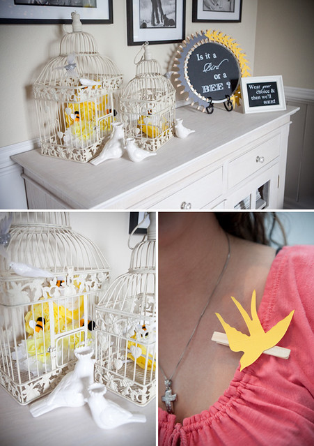 birds-bees-gender-reveal via on to baby