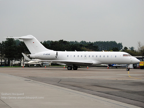D-AOHS Bombardier Global Exprees 5000 by Jersey Airport Photography