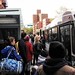 Line for uptown bus - After Sandy - New York City