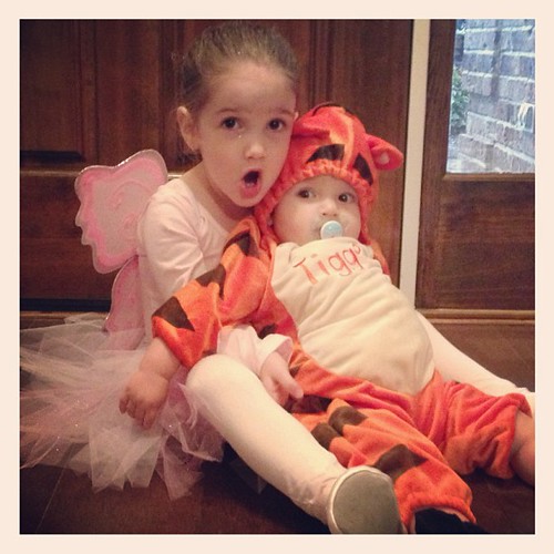 happy halloween from my fairy and my tigger!! 