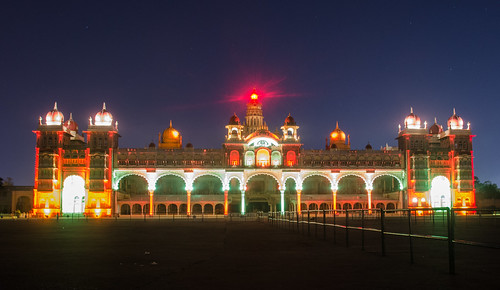 Illuminated Mysore Palace