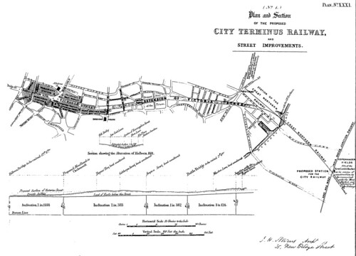Plans for the City Terminus Railway