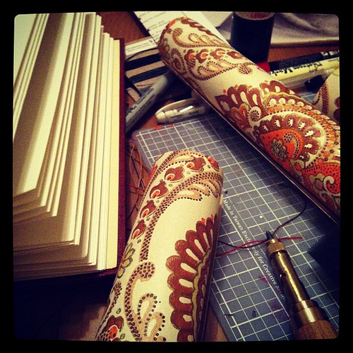 Obsessed by my new hobby. Should be getting to bed but just want to stay up & make books.