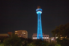 2012年11月横浜マリンタワー点灯式