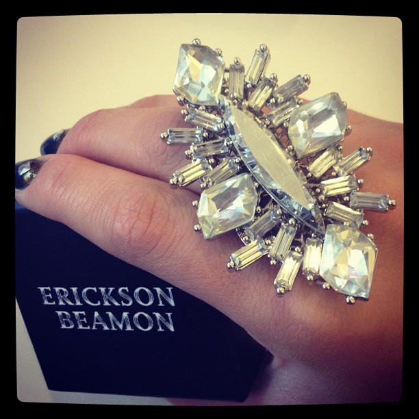Not going to lie, I'm pretty stoked about this @erickaonbeamon ring that arrived today! #inthemail #sparkle #bling #swarovski #ericksonbeamon #poshstyled #poshmark