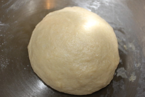 Ball of dough resting