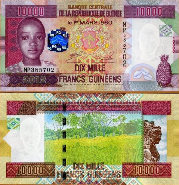 10000 Frankov Guinea 2012