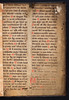 Medieval manuscript pastedown in Hortus sanitatis